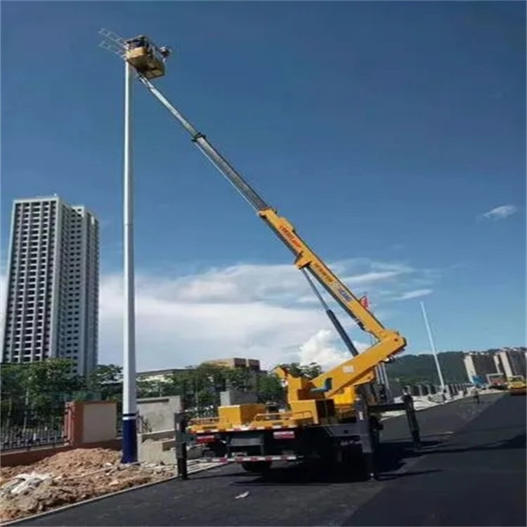 怀化维修路灯的曲臂升降车出租